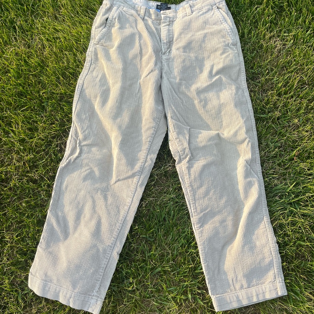 Cherokee Tan Corduroy Pants Relaxed Fit vintage baggy workwear